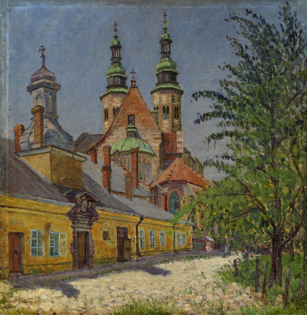 Nikolay Bogdanov-Belsky - Blick auf eine Kirche - View of a Church 1